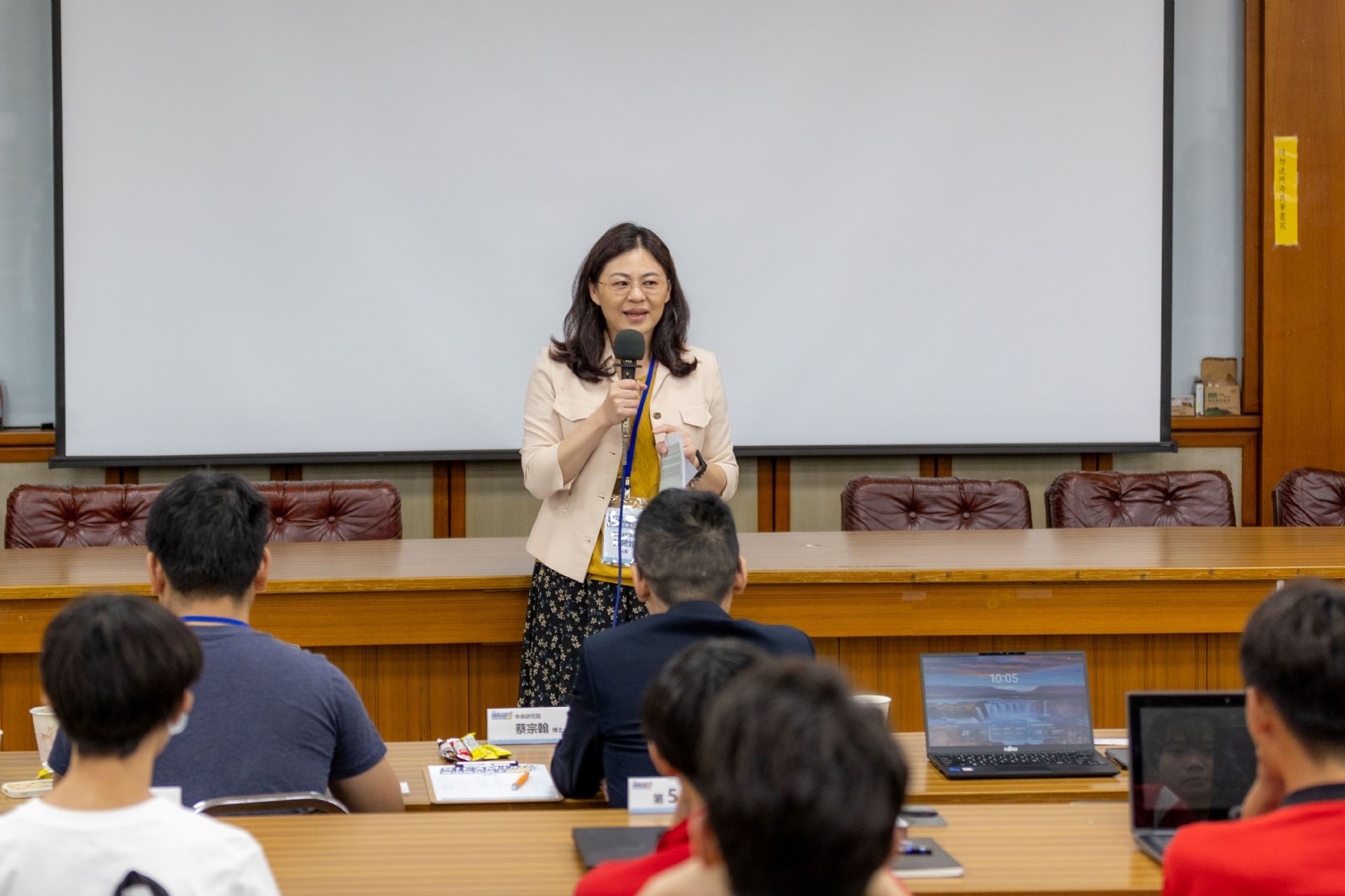 國科會曾黛如科長致詞