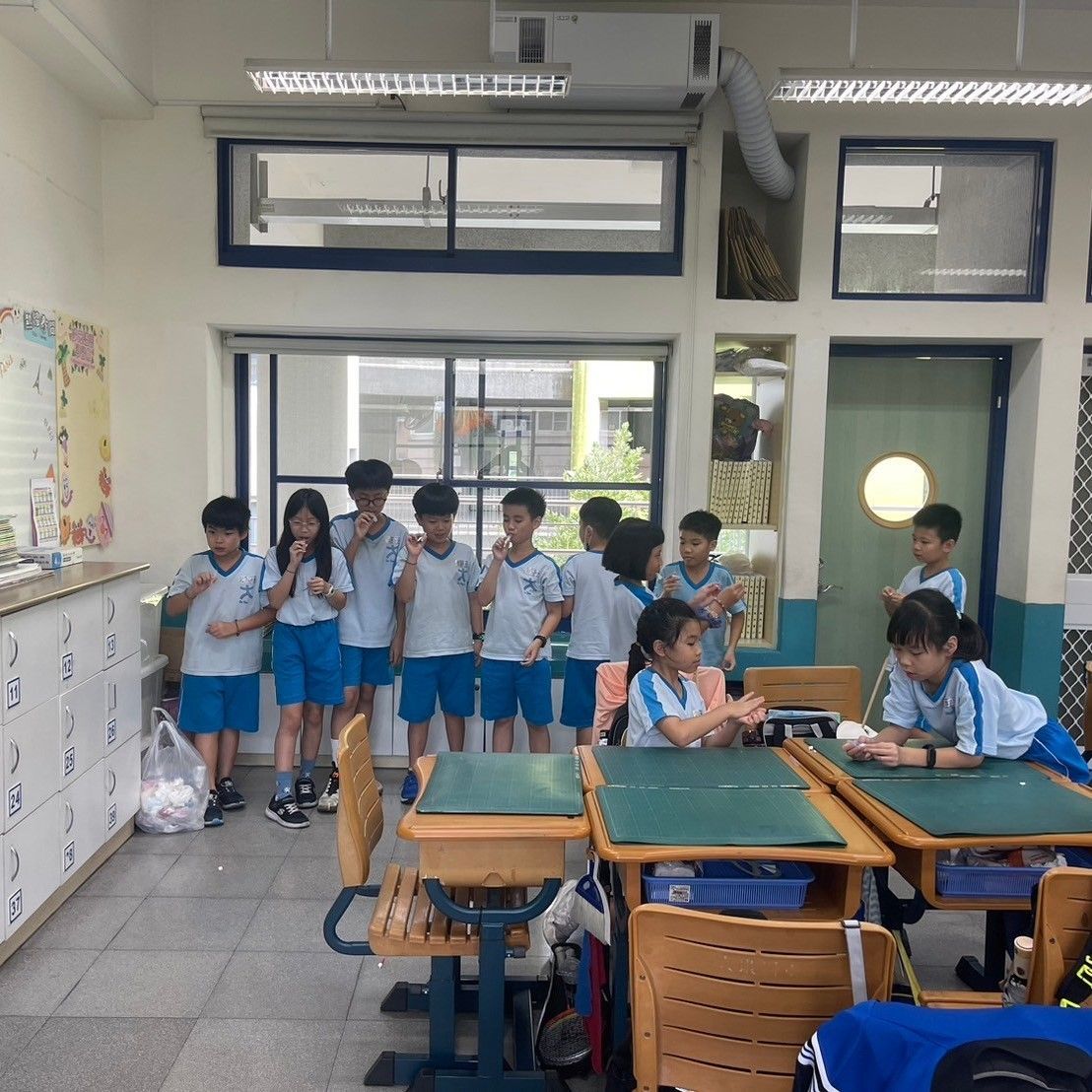 圖4：學童體驗空氣動力學實驗