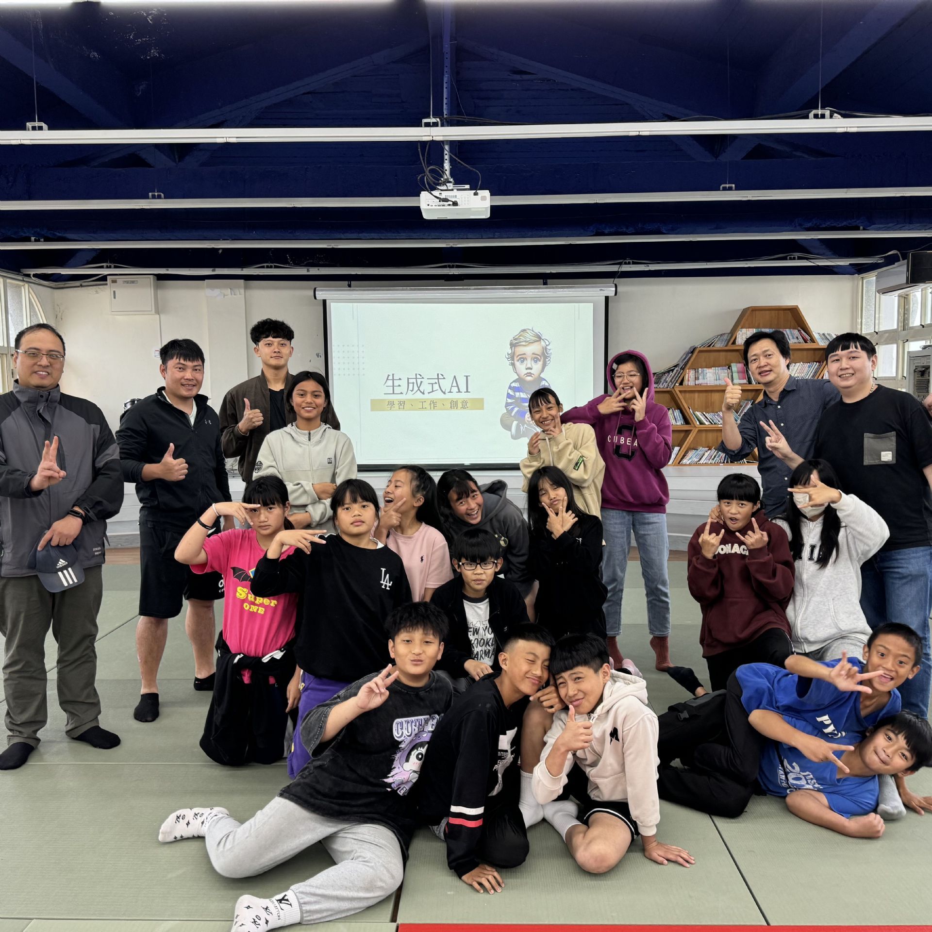 圖7：科普列車抵達宜蘭縣南山國小